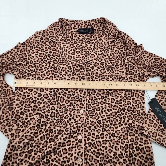 Rachael Zoe Womens Size Medium Long Sleeve Button Front Pajama Top - Picture 5 of 6
